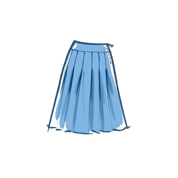 McCall's M8248 Misses 6 to 14 Pleated Skirts Uncut Sewing Pattern New - Picture 6 of 8
